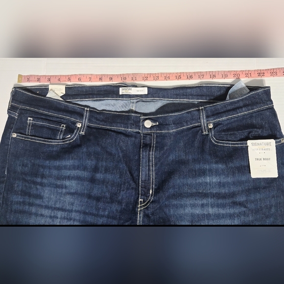 Levi Strauss Signature True Boot Jeans Women’s 26W Dark Wash Stretch Bootcut - Picture 11 of 11